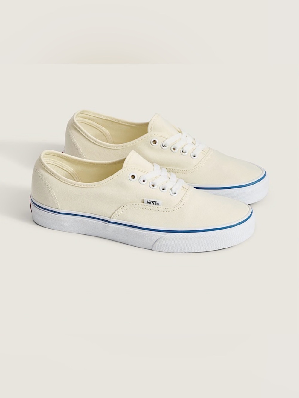 Brand new Authentic Vans in white